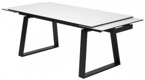 Стол VASTO 180 MARBLES KL-99 Белый мрамор матовый, итальянская керамика/ черный каркас, ®DISAUR в Ижевске - izhevsk.ok-mebel.com | фото 6