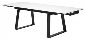 Стол VASTO 180 MARBLES KL-99 Белый мрамор матовый, итальянская керамика/ черный каркас, ®DISAUR в Ижевске - izhevsk.ok-mebel.com | фото 9