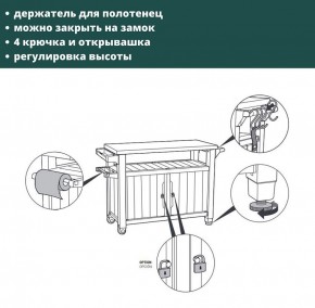 Столик для барбекю 207 Л (Unity XL 207L) в Ижевске - izhevsk.ok-mebel.com | фото 8