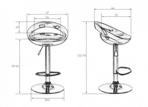 Стул барный DOBRIN DISCO LM-1010 (белый) в Ижевске - izhevsk.ok-mebel.com | фото 2