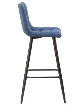 Стул барный DOBRIN NICOLE, черные матовые ножки, синяя ткань (UF860-14B) в Ижевске - izhevsk.ok-mebel.com | фото 3