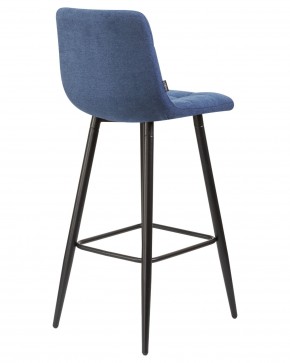Стул барный DOBRIN NICOLE, черные матовые ножки, синяя ткань (UF860-14B) в Ижевске - izhevsk.ok-mebel.com | фото 4