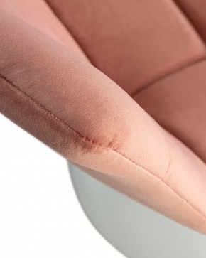 Стул барный DOBRIN TAILOR WHITE, пудрово-розовый велюр (MJ9-32) в Ижевске - izhevsk.ok-mebel.com | фото 7