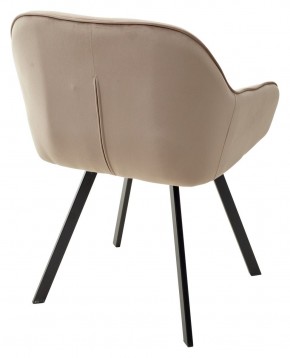Стул GALE 360 град. поворот. BLUVEL-40 BEIGE, велюр/ черный каркас, М-City в Ижевске - izhevsk.ok-mebel.com | фото 4