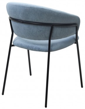 Стул ГЕММА, цвет RAIN 13 blue, велюр / черный каркас М-City в Ижевске - izhevsk.ok-mebel.com | фото 9