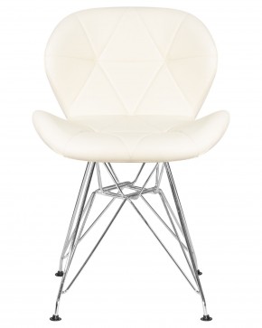 Стул обеденный DOBRIN BUTTERFLY CHROME, ножки хром, цвет кремовый в Ижевске - izhevsk.ok-mebel.com | фото 6