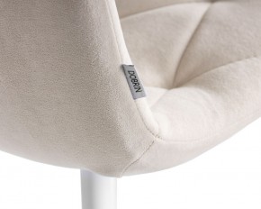 Стул обеденный DOBRIN CHILLY ROMBO, Бежевый Simple 44, основание белое в Ижевске - izhevsk.ok-mebel.com | фото 10