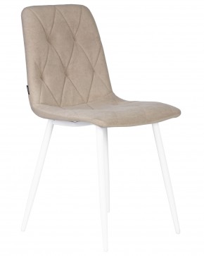 Стул обеденный DOBRIN CHILLY ROMBO, Капучино Simple 05, основание белый в Ижевске - izhevsk.ok-mebel.com | фото 2