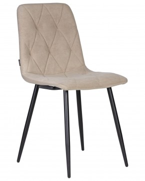 Стул обеденный DOBRIN CHILLY ROMBO, Капучино Simple 05, основание черное в Ижевске - izhevsk.ok-mebel.com | фото