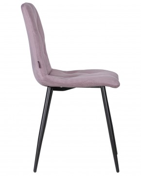 Стул обеденный DOBRIN CHILLY ROMBO, Лавандовый Simple 48, основание черное в Ижевске - izhevsk.ok-mebel.com | фото 3