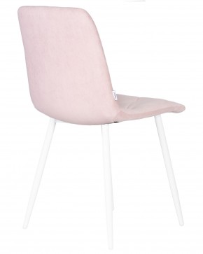 Стул обеденный DOBRIN CHILLY ROMBO, Розовый Simple 03, основание белый в Ижевске - izhevsk.ok-mebel.com | фото 4