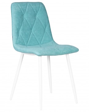 Стул обеденный DOBRIN CHILLY ROMBO, Тиффани Simple 51, основание белый в Ижевске - izhevsk.ok-mebel.com | фото
