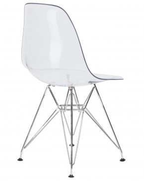 Стул обеденный DOBRIN DSR CASPER, ножки хром, цвет прозрачный в Ижевске - izhevsk.ok-mebel.com | фото 4