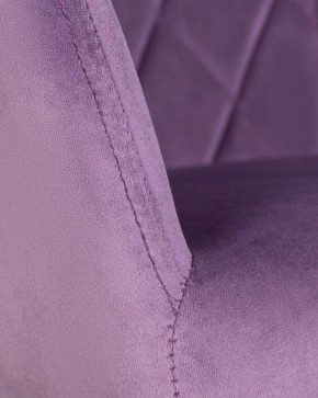 Стул обеденный DOBRIN ROBERT, черные матовые ножки, велюр V108-45 Темно-фиолетовый в Ижевске - izhevsk.ok-mebel.com | фото 7