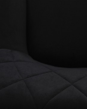 Стул обеденный DOBRIN ROBY, ЭМАЛЬ ЧЕРНЫЙ МУАР велюр Catania Black в Ижевске - izhevsk.ok-mebel.com | фото 3