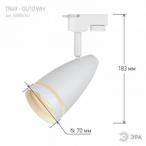 Светильник на штанге Эра  TR49 - GU10 WH в Ижевске - izhevsk.ok-mebel.com | фото 4