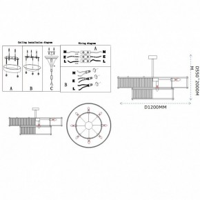 Светильник на штанге Imperiumloft RH Marais Round Chandelier 40,2668 в Ижевске - izhevsk.ok-mebel.com | фото 11
