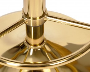 Табурет барный DOBRIN BRUNO GOLD, серый велюр (MJ9-75) в Ижевске - izhevsk.ok-mebel.com | фото 4