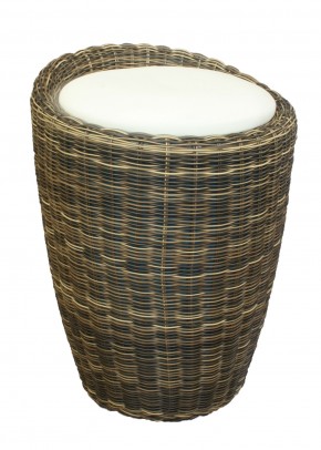 Табурет с местом для хранения LM-1100Rattan, кремовый в Ижевске - izhevsk.ok-mebel.com | фото