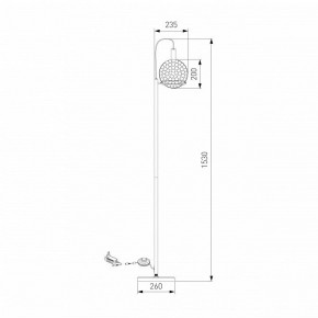 Торшер Eurosvet Gemini 80492/1 черный в Ижевске - izhevsk.ok-mebel.com | фото 4