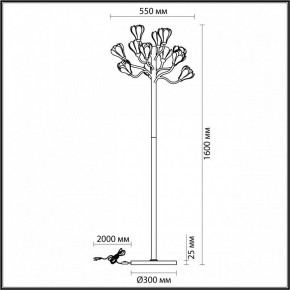 Торшер Odeon Light Gardi 5090/12F в Ижевске - izhevsk.ok-mebel.com | фото 5