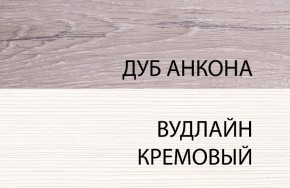 Тумба 1S, OLIVIA, цвет вудлайн крем/дуб анкона в Ижевске - izhevsk.ok-mebel.com | фото 3