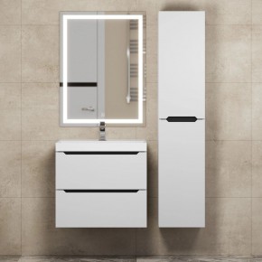 Тумба под раковину Uperwood Tanos 60 см, подвесная, белая/графит в Ижевске - izhevsk.ok-mebel.com | фото 13
