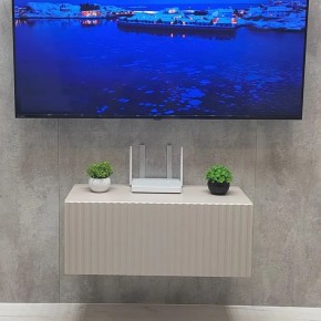 Тумба подвесная под ТВ LINES MTV1-MA 750 Бежевый (Леда-М 10.1.5) в Ижевске - izhevsk.ok-mebel.com | фото 5