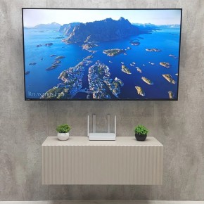 Тумба подвесная под ТВ LINES MTV3-MA 900 Бежевый (Леда-М 10.1.5) в Ижевске - izhevsk.ok-mebel.com | фото 3