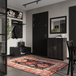 Тумба СИРИУС двухдверная низкая, цвет Дуб Венге в Ижевске - izhevsk.ok-mebel.com | фото 4
