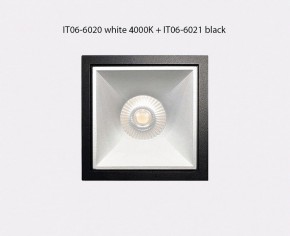 Встраиваемый светильник Italline IT06-6020 IT06-6020 white 4000K + IT06-6021 white в Ижевске - izhevsk.ok-mebel.com | фото 3