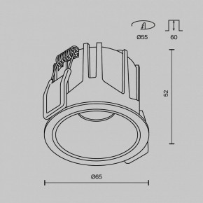 Встраиваемый светильник Maytoni Alfa LED DL043-01-10W4K-RD-W-1 в Ижевске - izhevsk.ok-mebel.com | фото 10