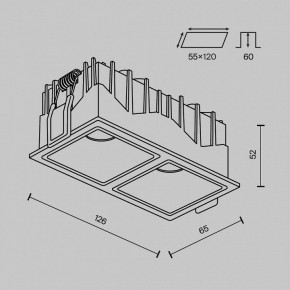 Встраиваемый светильник Maytoni Alfa LED DL043-02-10W3K-SQ-W-1 в Ижевске - izhevsk.ok-mebel.com | фото 10