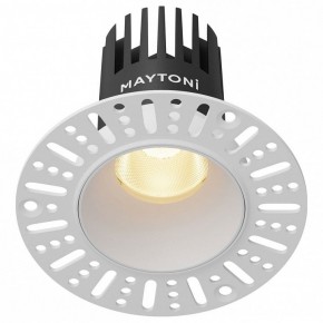 Встраиваемый светильник Maytoni Dip DL119-10W-2.7K-TRS-W в Ижевске - izhevsk.ok-mebel.com | фото