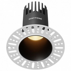Встраиваемый светильник Maytoni Dip DL120-10W-2.7K-TRS-B в Ижевске - izhevsk.ok-mebel.com | фото