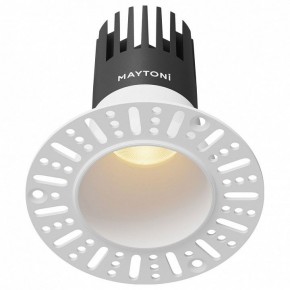 Встраиваемый светильник Maytoni Dip DL120-10W-2.7K-TRS-W в Ижевске - izhevsk.ok-mebel.com | фото