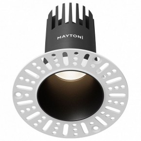 Встраиваемый светильник Maytoni Dip DL120-10W-4K-TRS-B в Ижевске - izhevsk.ok-mebel.com | фото