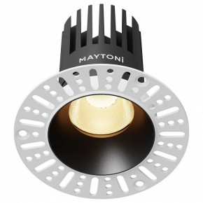 Встраиваемый светильник Maytoni Dip DL121-15W-2.7K-TRS-B в Ижевске - izhevsk.ok-mebel.com | фото
