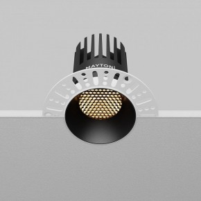 Встраиваемый светильник Maytoni Dip DL121-15W-2.7K-TRS-B в Ижевске - izhevsk.ok-mebel.com | фото 7
