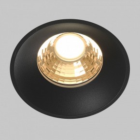 Встраиваемый светильник Maytoni Round DL058-12W2.7K-TRS-B в Ижевске - izhevsk.ok-mebel.com | фото 2