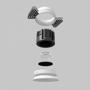 Встраиваемый светильник Maytoni Round DL058-12W2.7K-TRS-W в Ижевске - izhevsk.ok-mebel.com | фото 5
