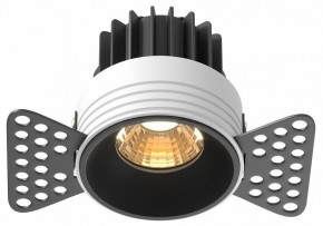 Встраиваемый светильник Maytoni Round DL058-7W2.7K-TRS-B в Ижевске - izhevsk.ok-mebel.com | фото 2