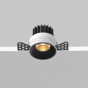 Встраиваемый светильник Maytoni Round DL058-7W2.7K-TRS-B в Ижевске - izhevsk.ok-mebel.com | фото 4