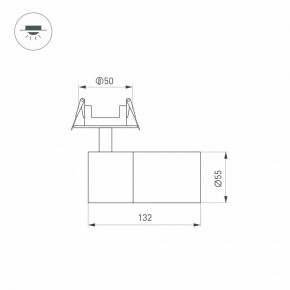 Встраиваемый светильник на штанге Arlight LGD-ARTEMIS-BUILT-FLAP-R55-12W 051796 в Ижевске - izhevsk.ok-mebel.com | фото 6