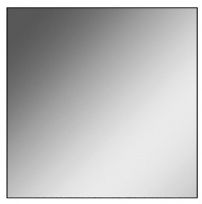 Зеркало Corsica 600х600 black без подсветки Sansa (SB1064Z) в Ижевске - izhevsk.ok-mebel.com | фото 1