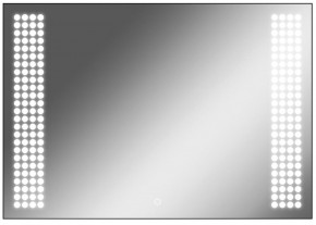 Зеркало Cosmo 100 black с подсветкой Sansa (SC1047Z) в Ижевске - izhevsk.ok-mebel.com | фото 1