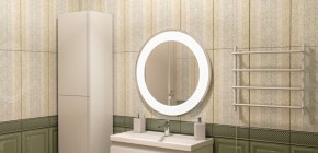 Зеркало Мехико 720х720 с подсветкой Домино (GL7020Z) в Ижевске - izhevsk.ok-mebel.com | фото 7